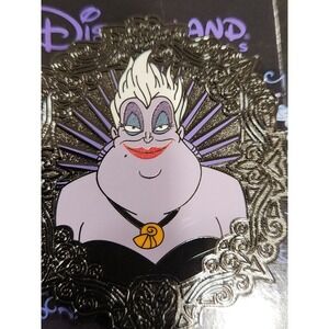 Disney Ursula Villain Portrait Disneyland Paris DLP ON CARD Pin 80142-B